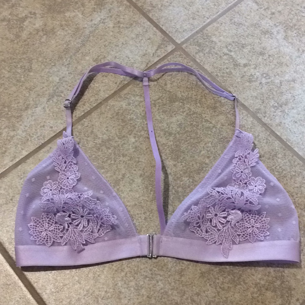 Purple lace bandeau